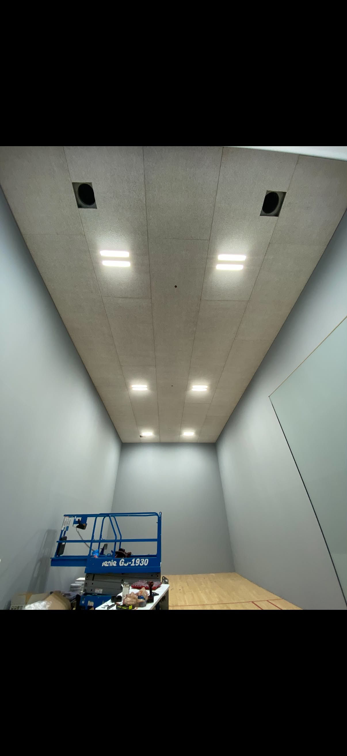 Gym court lighting
